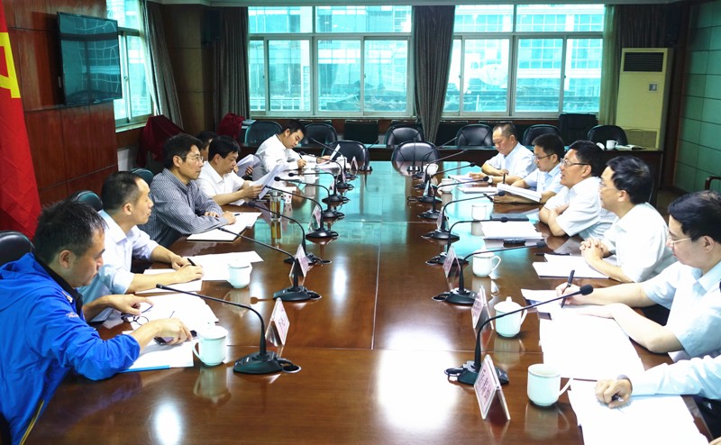 朱世宏会见巴中市委副书记、市长何平一行