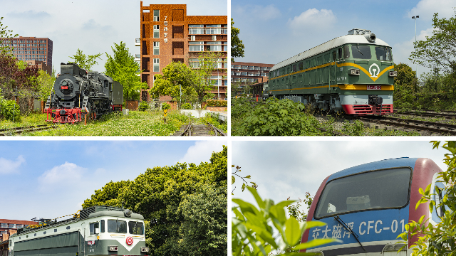 探访西南交通大学机车博物园——停靠在铁轨上的精神殿堂|馆校协同 文化育人