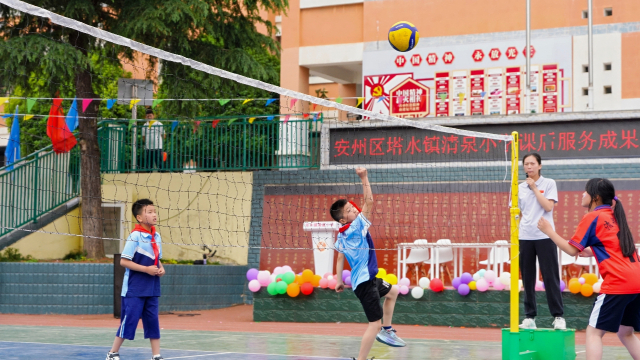 绵阳市安州区清泉小学:排球嘉年华,跨级挑战突破向上