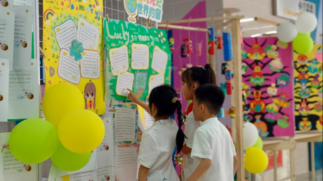 记录成长印记,四川天府新区第六小学举行学科实践成果展