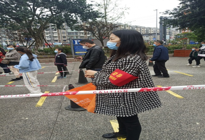 富顺县华英实验学校:“爱我富顺 同心抗疫”志愿活动