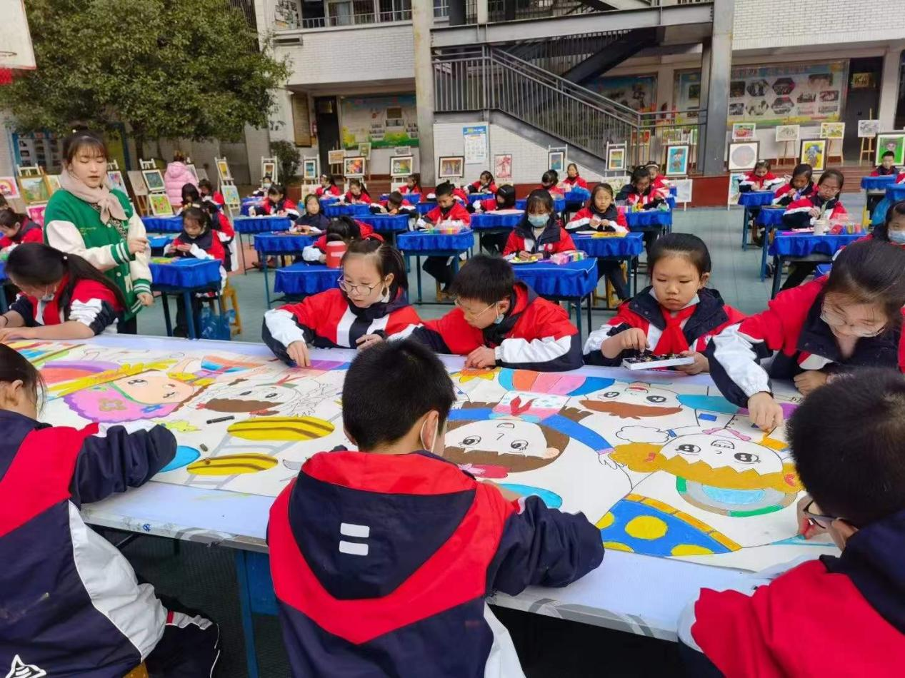平昌县实验小学通过“省艺术教育特色学校”复检验收