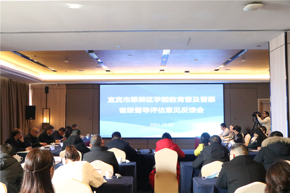 宜宾翠屏区通过县域学前教育普及普惠省级督导评估