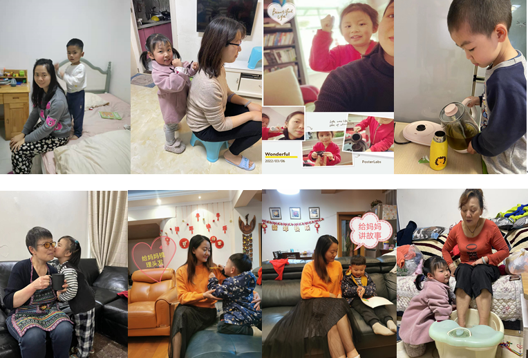 “三八”节，成都市二幼督院园区孩子们给身边亲人送上“花式宠爱”