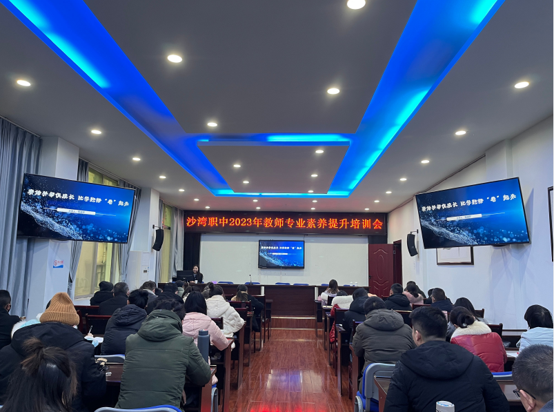 乐山市沙湾职中开展2023年教师专业素养提升培训活动