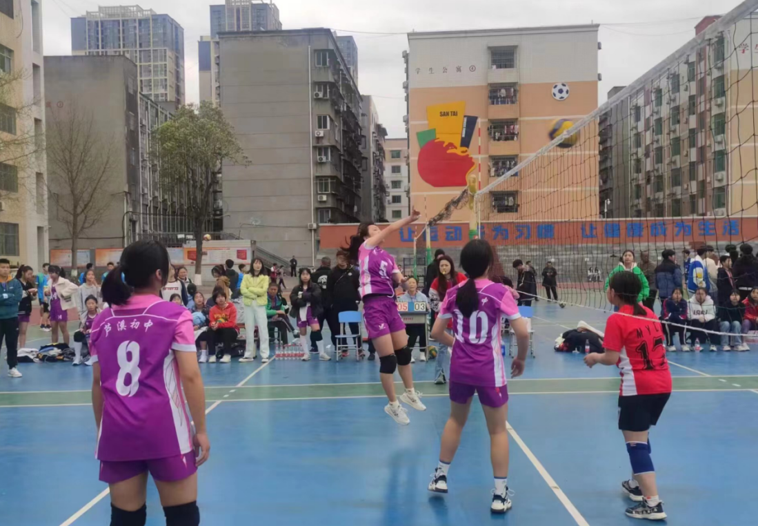 芦溪初中在三台县校园篮排球总决赛中再创佳绩