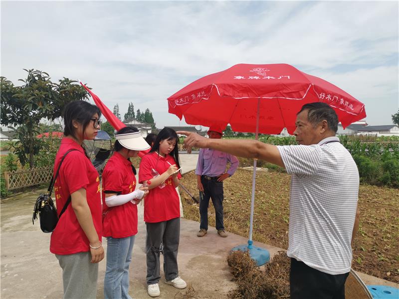 进院落，走地头，四川科技职院学生在永丰村开展社会调研