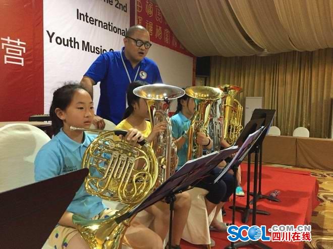 孩童之旅促中美交流 第二届成都国际青少年音乐夏令营开营